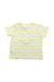 A Yellow Short Sleeve T Shirts from Bout'Chou in size 12-18M for neutral. (Back View)