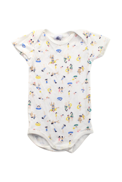 A Multicolour Short Sleeve Bodysuits from Petit Bateau in size 3-6M for neutral. (Front View)