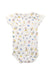 A Multicolour Short Sleeve Bodysuits from Petit Bateau in size 3-6M for neutral. (Back View)