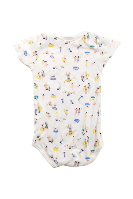 A Multicolour Short Sleeve Bodysuits from Petit Bateau in size 3-6M for neutral. (Back View)
