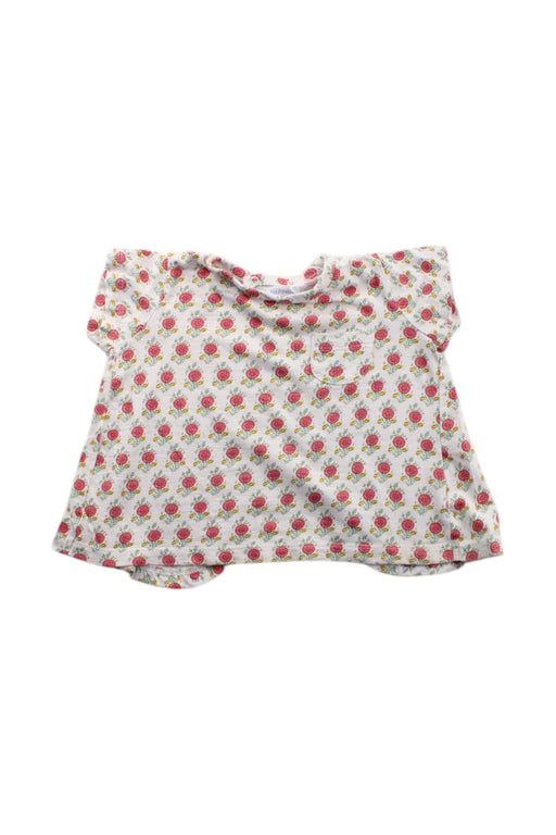 A White Short Sleeve Tops from Bout'Chou in size 6-12M for neutral. (Front View)