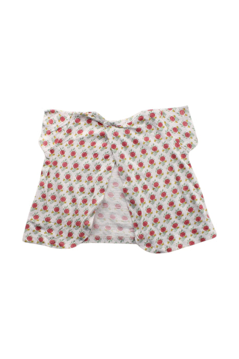 A White Short Sleeve Tops from Bout'Chou in size 6-12M for neutral. (Back View)