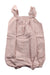 A Pink Sleeveless Rompers from Petit Bateau in size 3-6M for neutral. (Back View)