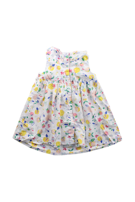 A Multicolour Sleeveless Dresses from Petit Bateau in size 12-18M for girl. (Back View)