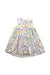 A Multicolour Sleeveless Dresses from Petit Bateau in size 12-18M for girl. (Back View)