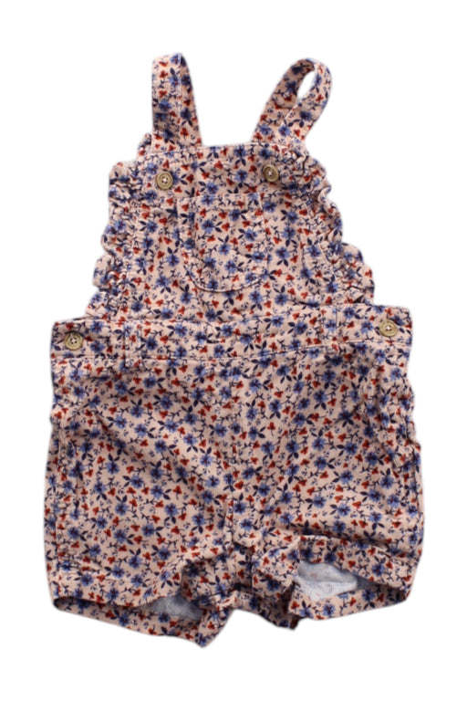 A Multicolour Overall Shorts from Bout'Chou in size 3-6M for neutral. (Front View)