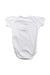 A White Short Sleeve Bodysuits from Agnes b. in size 6-12M for neutral. (Back View)