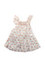 A White Sleeveless Dresses from Catimini in size 3-6M for girl. (Front View)