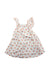 A White Sleeveless Dresses from Catimini in size 3-6M for girl. (Back View)
