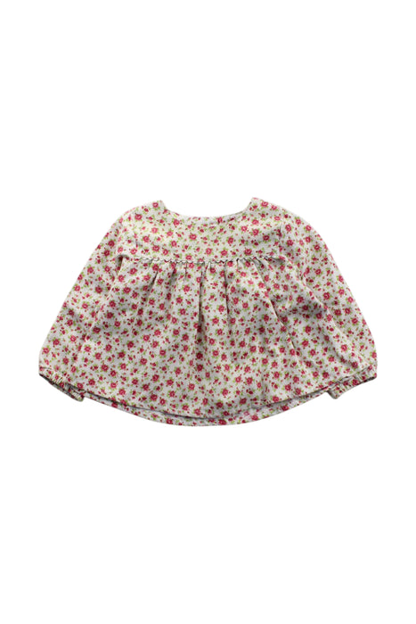 A Pink Long Sleeve Tops from Confiture in size 3-6M for girl. (Front View)