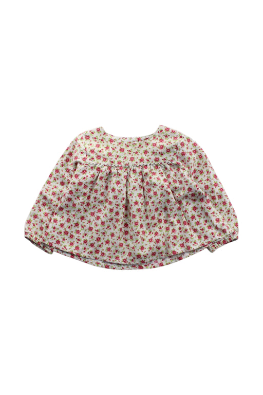 A Pink Long Sleeve Tops from Confiture in size 3-6M for girl. (Front View)