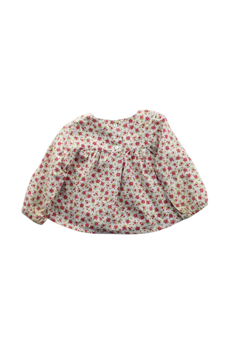 A Pink Long Sleeve Tops from Confiture in size 3-6M for girl. (Back View)