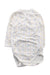 A White Long Sleeve Bodysuits from Petit Bateau in size 3-6M for neutral. (Front View)
