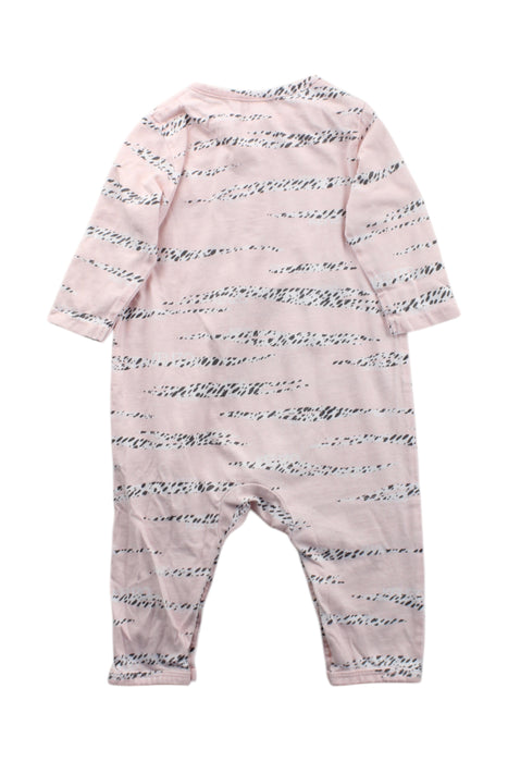 A Pink Long Sleeve Rompers from Kenzo in size 3-6M for neutral. (Back View)