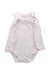 A White Long Sleeve Bodysuits from Petit Bateau in size 6-12M for neutral. (Back View)