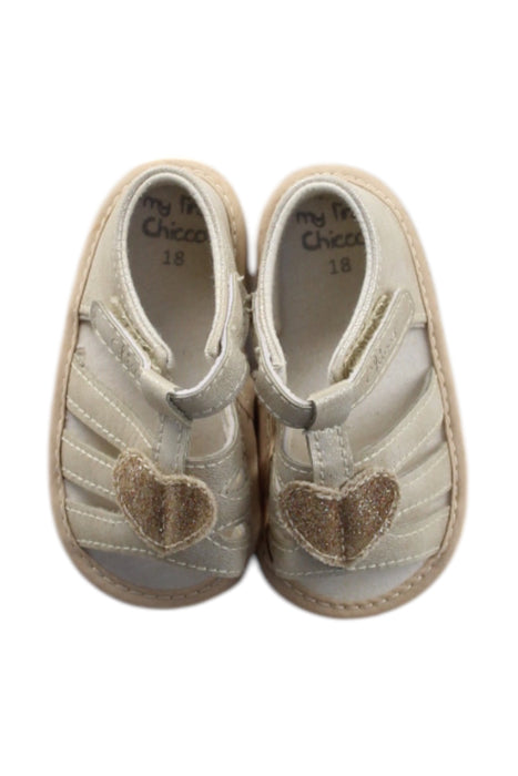 A Beige Sandals from Chicco in size 6-12M for neutral. (Back View)