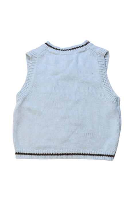 A Blue Sweater Vests from Janie & Jack in size 6-12M for neutral. (Back View)