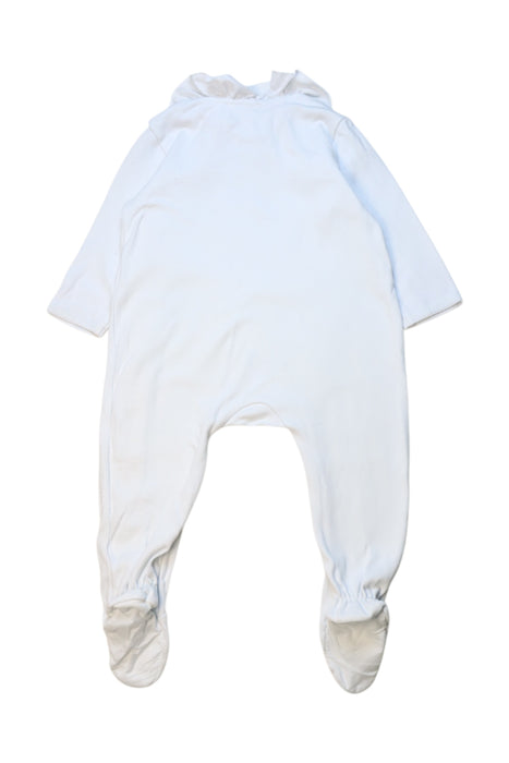 A White Onesies from Chloe in size 6-12M for neutral. (Back View)