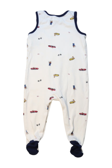A White Sleeveless Rompers from Ralph Lauren in size 6-12M for neutral. (Back View)