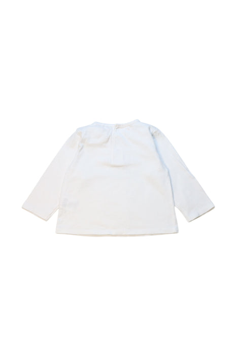 A White Long Sleeve Tops from Carrément Beau in size 6-12M for neutral. (Back View)