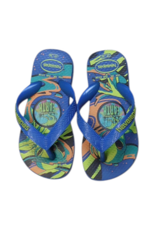 A Multicolour Flip Flops from Havaianas in size 3T for neutral. (Front View)