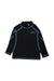 A Black Rash Guards from Aquasport in size 6-12M for neutral. (Front View)