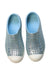 A Blue Slip Ons from Native Shoes in size 5T for neutral. (Front View)