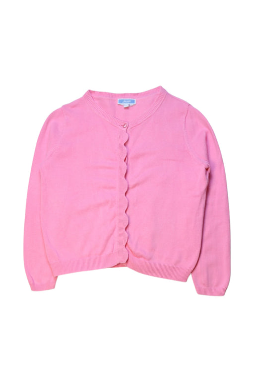 A Pink Cardigans from Jacadi in size 6T for girl. (Front View)