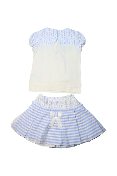 A Blue Skirt Sets from Nicholas & Bears in size 6T for girl. (Back View)