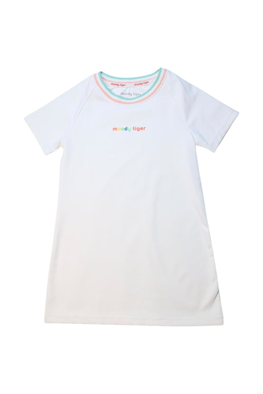 A White Short Sleeve Dresses from Moody Tiger in size 4T for neutral. (Front View)