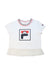 A White Short Sleeve Tops from Fila in size 4T for girl. (Front View)