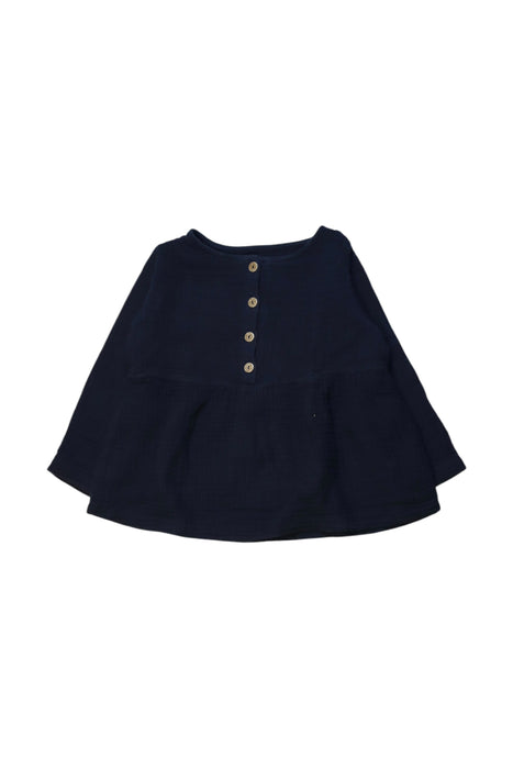 A Navy Long Sleeve Tops from Frangin Frangine in size 4T for neutral. (Front View)