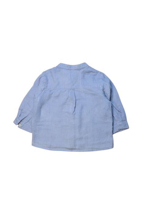 A Blue Long Sleeve Shirts from Tartine et Chocolat in size 6-12M for neutral. (Back View)