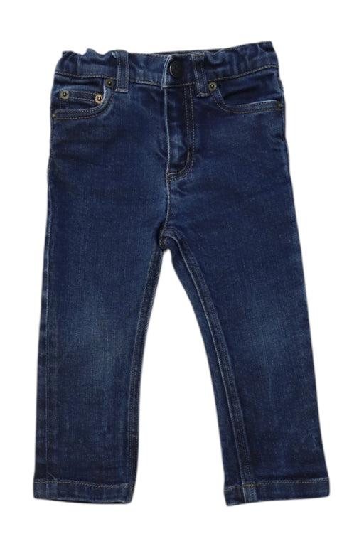 A Navy Jeans from Bonpoint in size 12-18M for neutral. (Front View)
