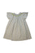 A Beige Short Sleeve Dresses from Bonpoint in size 6T for girl. (Back View)