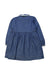 A Blue Long Sleeve Dresses from Bonpoint in size 4T for girl. (Back View)