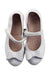 A White Flats from Geox in size 6T for girl. (Back View)