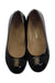 A Black Flats from Salvatore Ferragamo in size 6T for girl. (Back View)