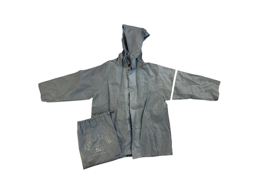A Blue Rain Jackets from Comme Ca Ism in size 4T for neutral. (Front View)