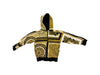 A Gold Hooded Sweatshirts from Young Versace in size 8Y for neutral. (Front View)