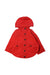 A Red Capes & Ponchos from Burberry in size 2T for neutral. (Front View)
