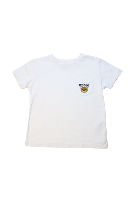 A White Short Sleeve T Shirts from Moschino in size 5T for neutral. (Front View)