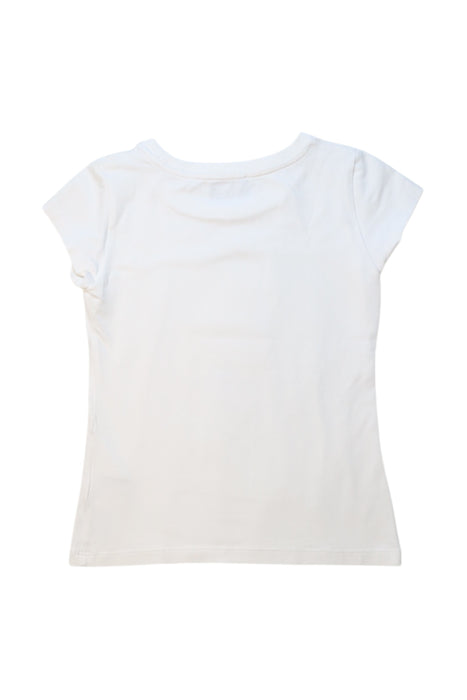 A White Short Sleeve T Shirts from Moschino in size 6T for girl. (Back View)