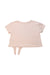 A Peach Short Sleeve Tops from Chloe in size 5T for girl. (Back View)