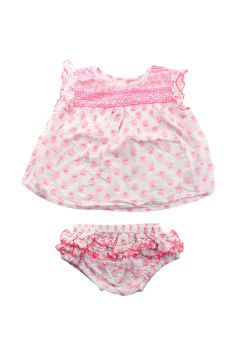 A Pink Shorts Sets from Sunuva in size 18-24M for girl. (Front View)