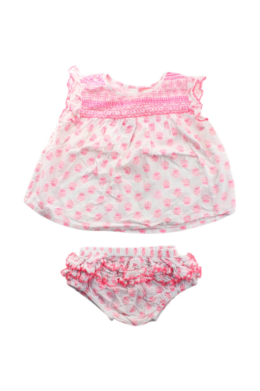A Pink Shorts Sets from Sunuva in size 18-24M for girl. (Front View)