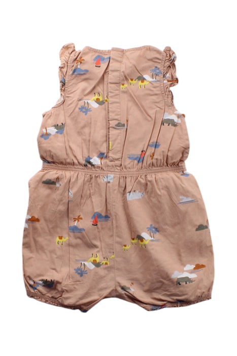 A Multicolour Sleeveless Rompers from Petit Bateau in size 12-18M for neutral. (Back View)