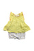A Yellow Sleeveless Rompers from Catimini in size 12-18M for girl. (Front View)