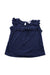 A Navy Sleeveless Tops from Splendid in size 6-12M for girl. (Front View)