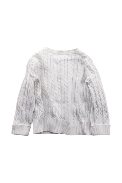 A White Cardigans from Ralph Lauren in size 6-12M for neutral. (Back View)